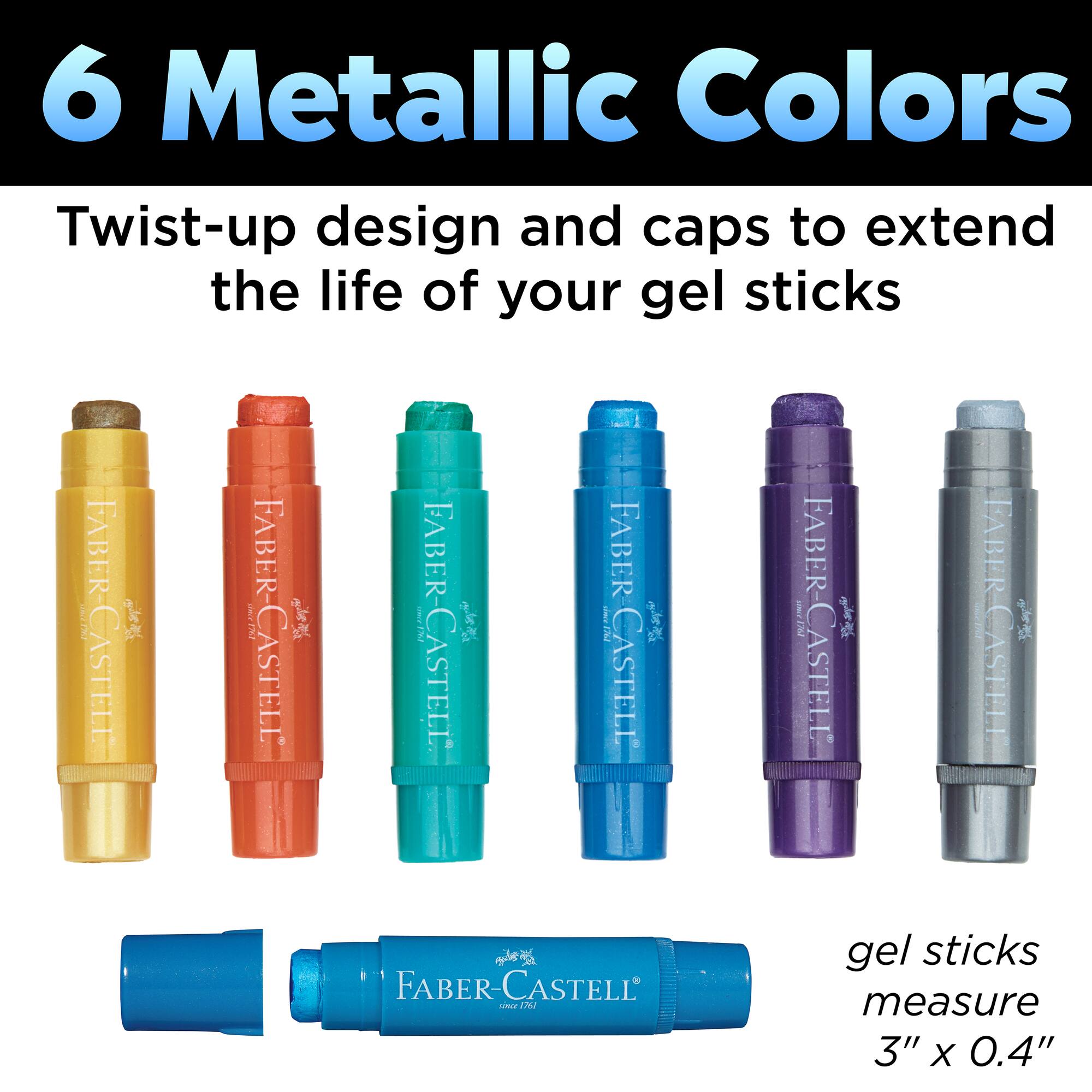 Faber-Castell® 120-Piece Metallic Gel Stick School Pack
